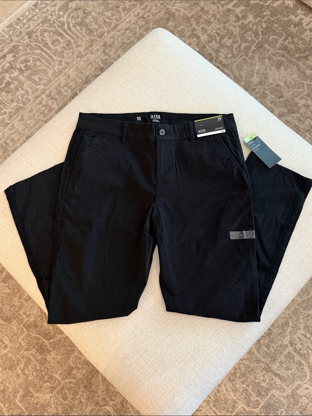 a.n.a Black Straight Leg Women’s Chino Pants